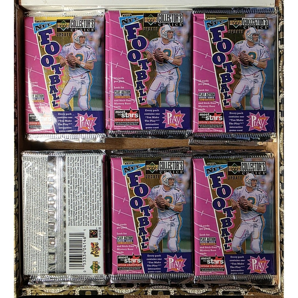 27 SEALED 1996 NFL‎ Upper Deck Collector's Choice Update Football Card Packs